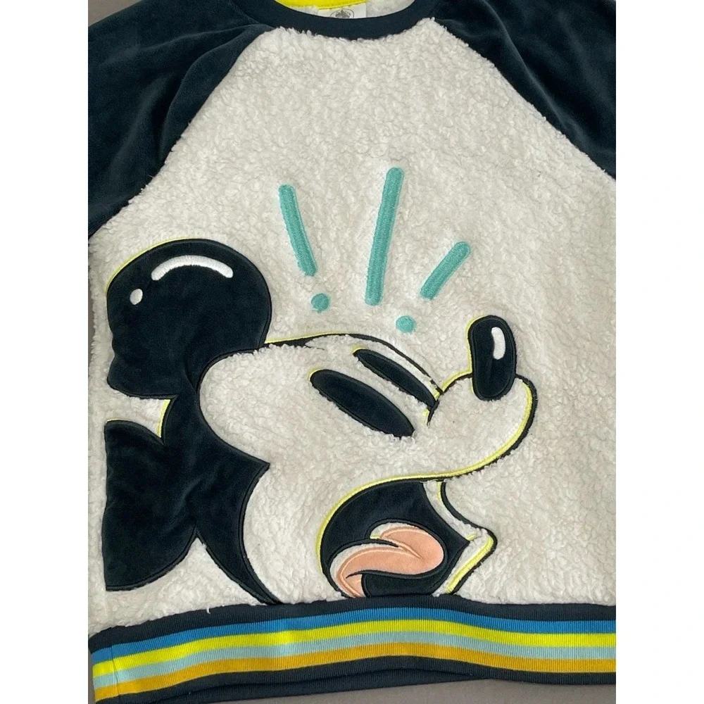 Disney Mickey Mouse Sherpa-Fleece Pullover Pajama Top